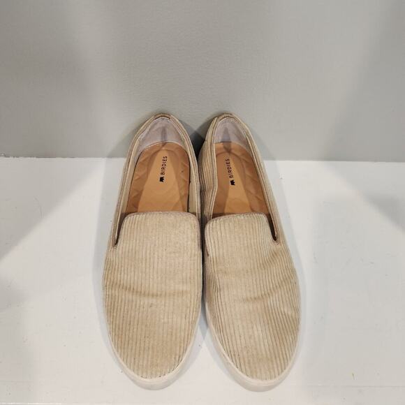 Birdies The Swift Slip On Shoes Corduroy Oatmeal Beige Sneakers Fall - Size 7 - Picture 3 of 7